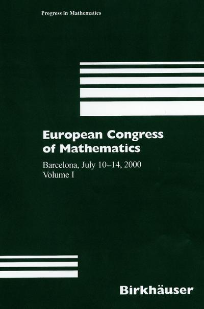 European Congress of Mathematics. Vol.1