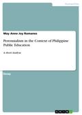 Perennialism in the Context of Philippine Public Education