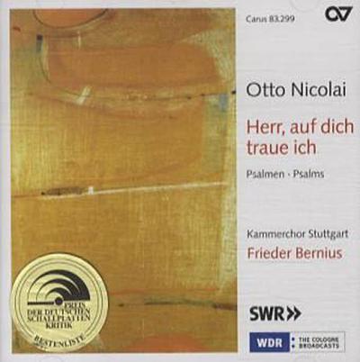 Herr, auf dich vertraue ich - Psalmen, 1 Audio-CD