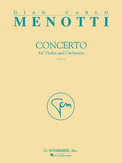 Concerto: Full Score - Gian-Carlo Menotti