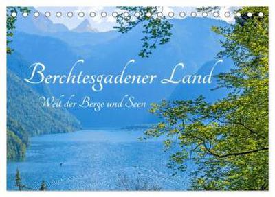 Berchtesgadener Land - Welt der Berge und Seen (Tischkalender 2026 DIN A5 quer), CALVENDO Monatskalender