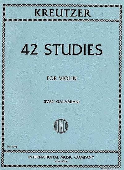 42 Studiesfor violin