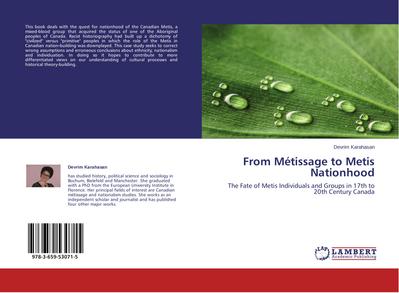 From Métissage to Metis Nationhood