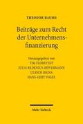 Beiträge zum Recht der Unternehmensfinanzierung