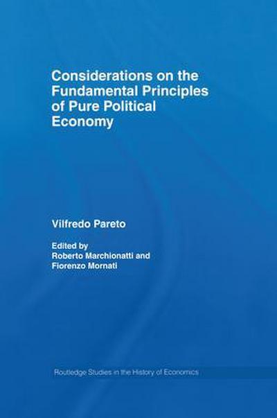 Considerations on the Fundamental Principles of Pure Political Economy