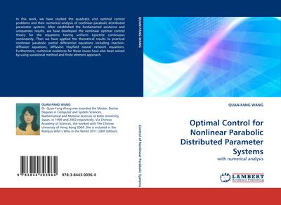 Optimal Control for Nonlinear Parabolic Distributed Parameter Systems