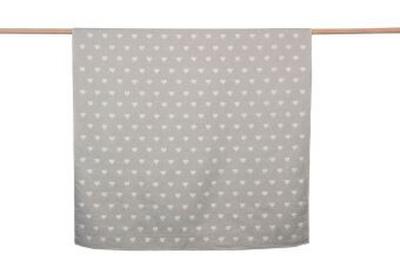 Plaid "Herzen allover"