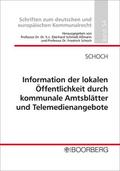 Information der lokalen Öffentlichkeit durch kommunale Amtsblätter und Telemedienangebote