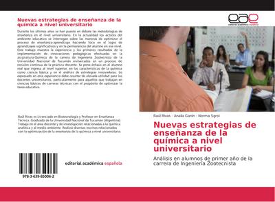 Nuevas estrategias de enseñanza de la química a nivel universitario