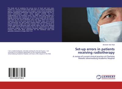 Set-up errors in patients receiving radiotherapy