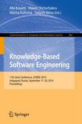 Knowledge-Based Software Engineering