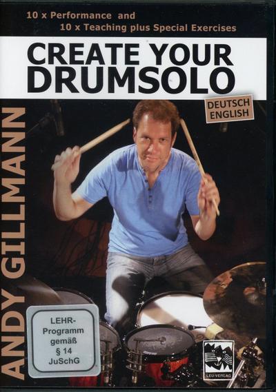 Create your Drumsolo, 1 DVD, deutsche u. englische Version