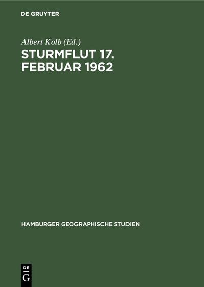 Sturmflut 17.Februar 1962