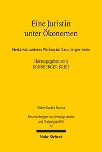 Eine Juristin unter Ökonomen