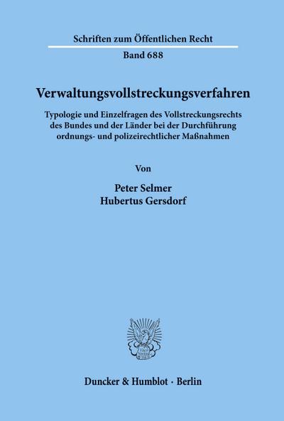 Verwaltungsvollstreckungsverfahren.