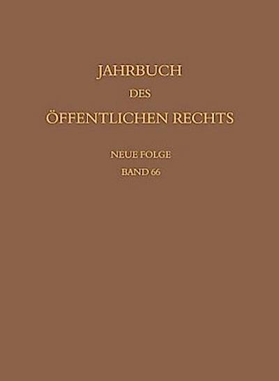 Jahrbuch des öffentlichen Rechts der Gegenwart. Neue Folge