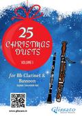 25 Christmas Duets book for Bb Clarinet and Bassoon - Volume 1