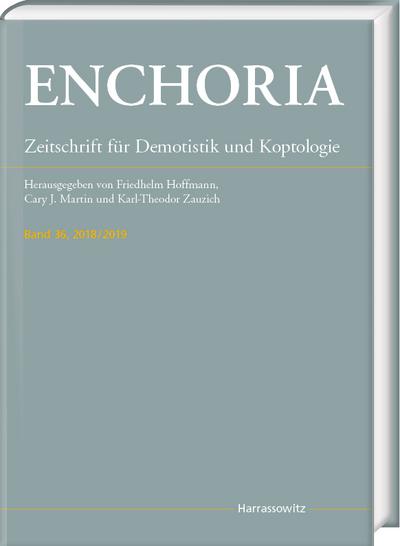 Enchoria 36 (2018/2019)