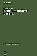 Gerichtskostengesetz von Dieter Meyer | Ebook