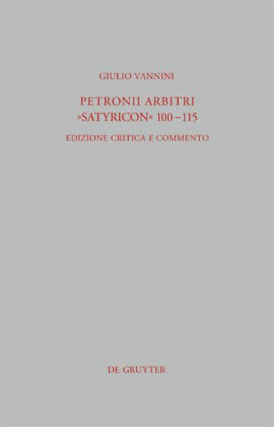 Petronii Arbitri "Satyricon" 100-115
