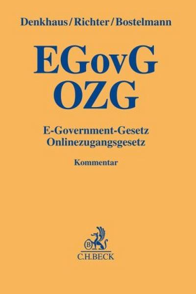 E-Government-Gesetz / Onlinezugangsgesetz. EGovG/OZG