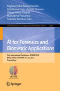 AI for Forensics and Biometric Applications