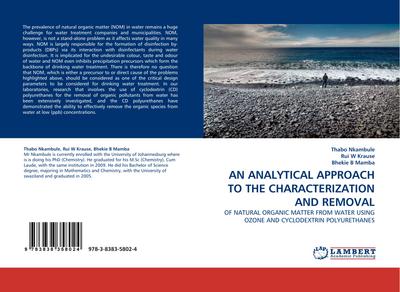 AN ANALYTICAL APPROACH TO THE CHARACTERIZATION AND REMOVAL