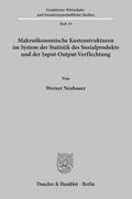 Makroökonomische Kostenstrukturen im System der St