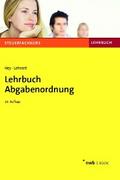 Lehrbuch Abgabenordnung