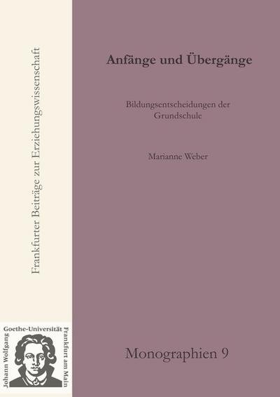 Anfänge und Übergänge
