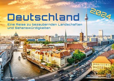 Deutschland - eine Reise zu bezaubernden Landschaften und Sehenswürdigkeiten - 2024 - Kalender DIN A2
