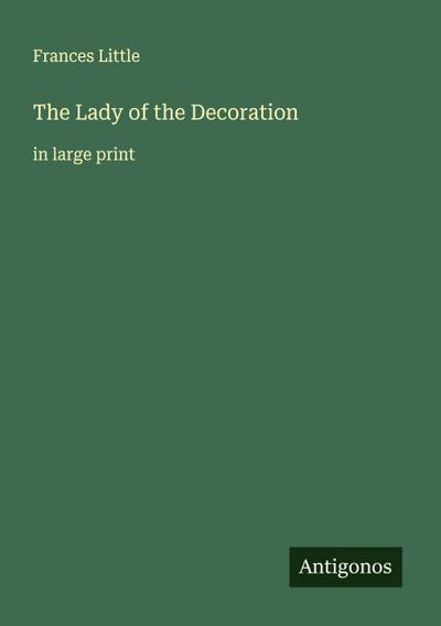 The Lady of the Decoration