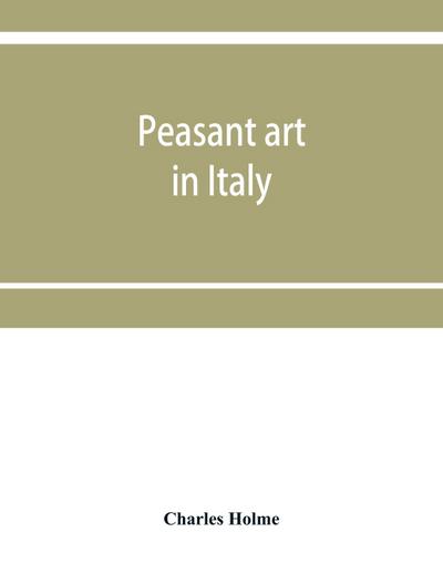 Peasant art in Italy