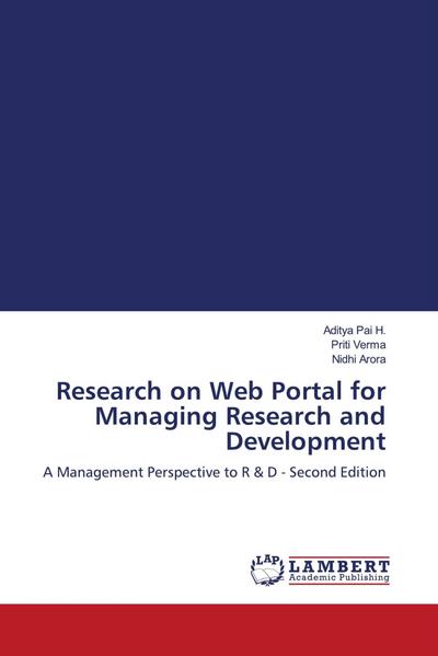 Research on Web Portal for Managing Research and Development