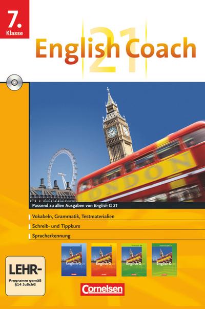 English Coach 21 Band 3: 7. Schuljahr DVD-ROM