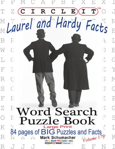 Circle It, Laurel and Hardy Facts, Word Search, Puzzle Book