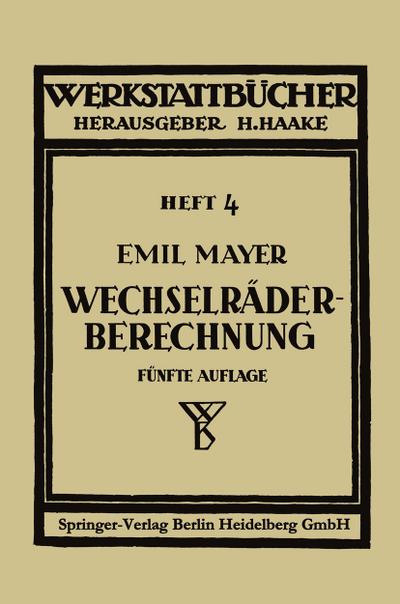 Wechselräderberechnung für Drehbänke unter Berücksichtigung der schwierigen Steigungen