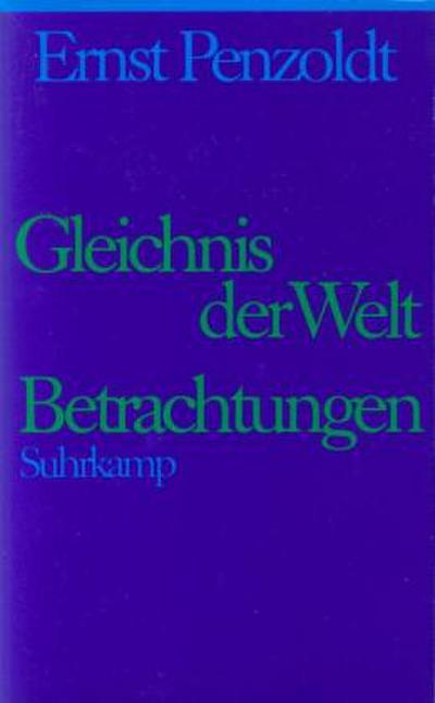 Jubiläumsausgabe zum 100. Geburtstag, 7 Bde. Gleichnis der Welt