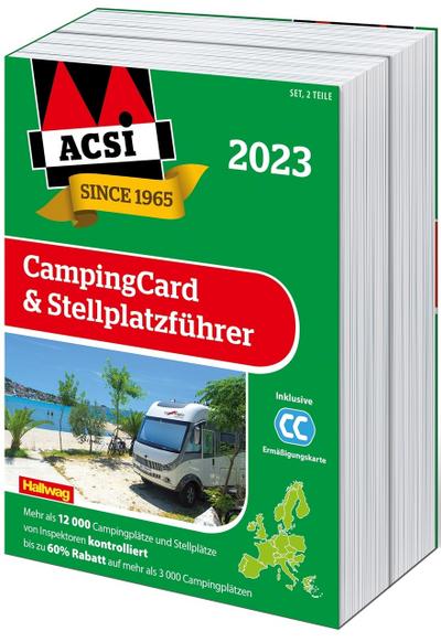 ACSI CampingCard & Stellplatzführer 2023