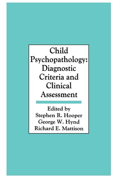 Child Psychopathology