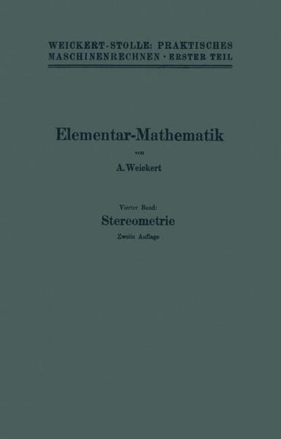 Elementar-Mathematik