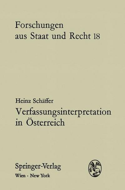 Verfassungsinterpretation in Österreich