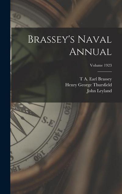 Brassey’s Naval Annual; Volume 1923
