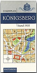 Stadtplan Königsberg, Stand 1931