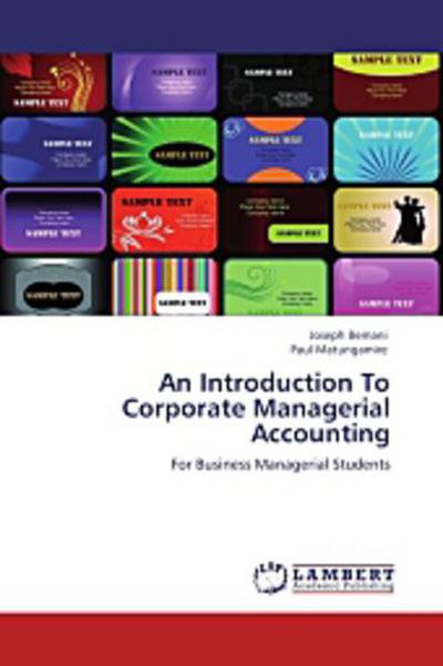 An Introduction To Corporate Managerial Accounting