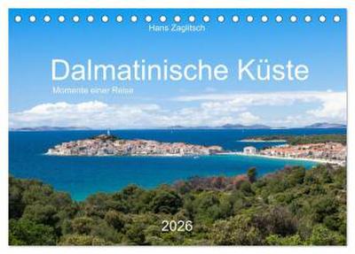 Dalamtinische Küste - Momente einer Reise (Tischkalender 2026 DIN A5 quer), CALVENDO Monatskalender
