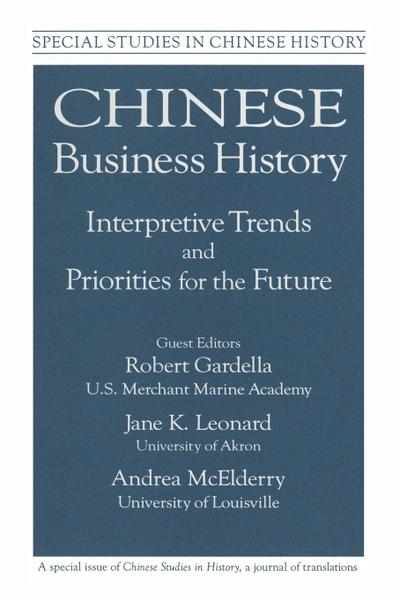Chinese Business History