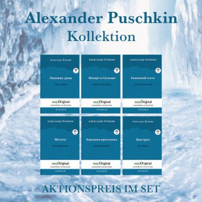 Alexander Puschkin Kollektion (Bücher + 6 Audio-CDs) - Lesemethode von Ilya Frank, m. 6 Audio-CD, m. 6 Audio, m. 6 Audio, 6 Teile