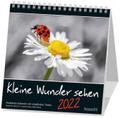 Kleine Wunder sehen 2022: Postkarten-Kalender mit christlichen Texten