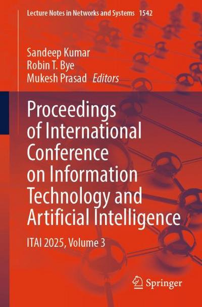 Proceedings of International Conference on Information Technology and Artificial Intelligence